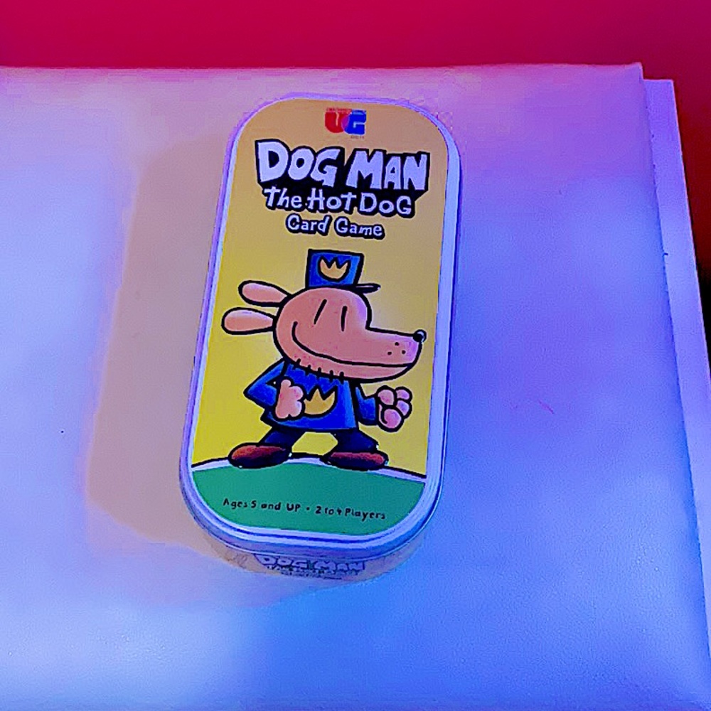 Dog Man Card Game - Bright Yellow